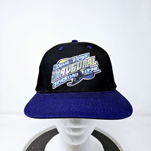VINTAGE Tampa Bay Devil Rays 1998 Eröffnungssaison Snapback Mütze Logo 7 MLB