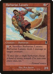 Barbarian Lunatic - Odyssey - MTG Common