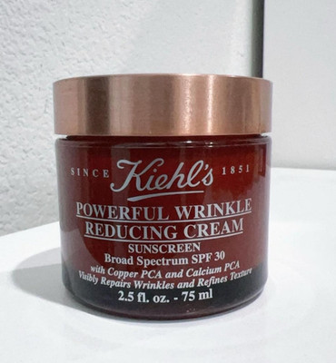 Kiehl's Powerful Wrinkle Reducing Face Cream 2.5 oz SPF 30 New w-Seal Rare