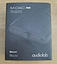Audiolab M-DAC mini: digital/analogue convertor, headphone amp, bluetooth.
