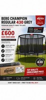 Trampoline And Safety Net 4.3m Diameter New And Boxed