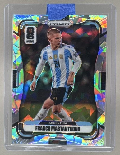 Franco Mastantuono 2026 Panini Prizm World Cup #20 Cracked Ice /23