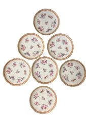 7 Old Paris Porcelain Dishes 4 1/4" wide