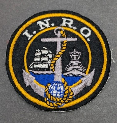 4'' Navy INRO Patch Embroidered International Naval Research Organization