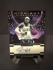 24-25 Noir Basketball Jrue Holiday Midnight Signatures Auto /49 Boston Celtics