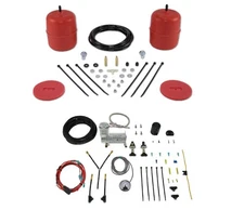 Air Lift 1000 Front Helper Air Spring & Compressor Kit for Wrangler Cherokee