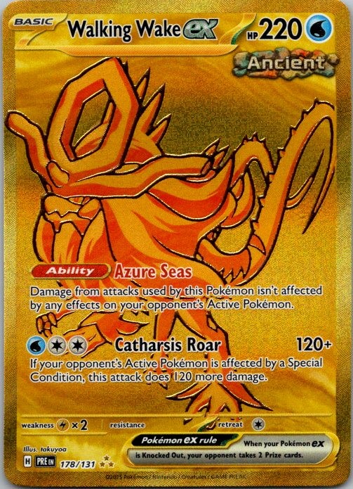 Walking Wake ex Hyper Rare SV: Prismatic Evolutions 178/131 NM | eBay