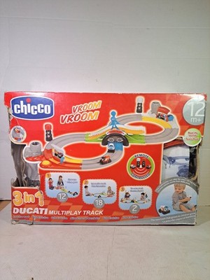 Chicco Ducati Multiplay Rennbahn komplett getestet funktionstüchtig RC Bikes verpackt