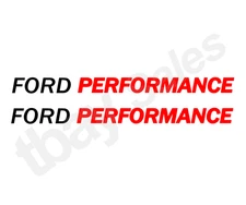 Premium Pair of (2) FORD PERFORMANCE Decal Vinyl Stickers for Ford Raptor