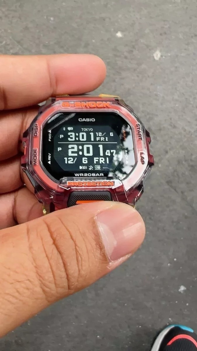 CASIO G-SHOCK GBD-200SM-1A5 BLUETOOTH ORANGE DIGITAL WATCH | eBay