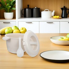  Cuiseur à riz pour micro-ondes : Cuiseur à riz avec récipient alimentaire pour