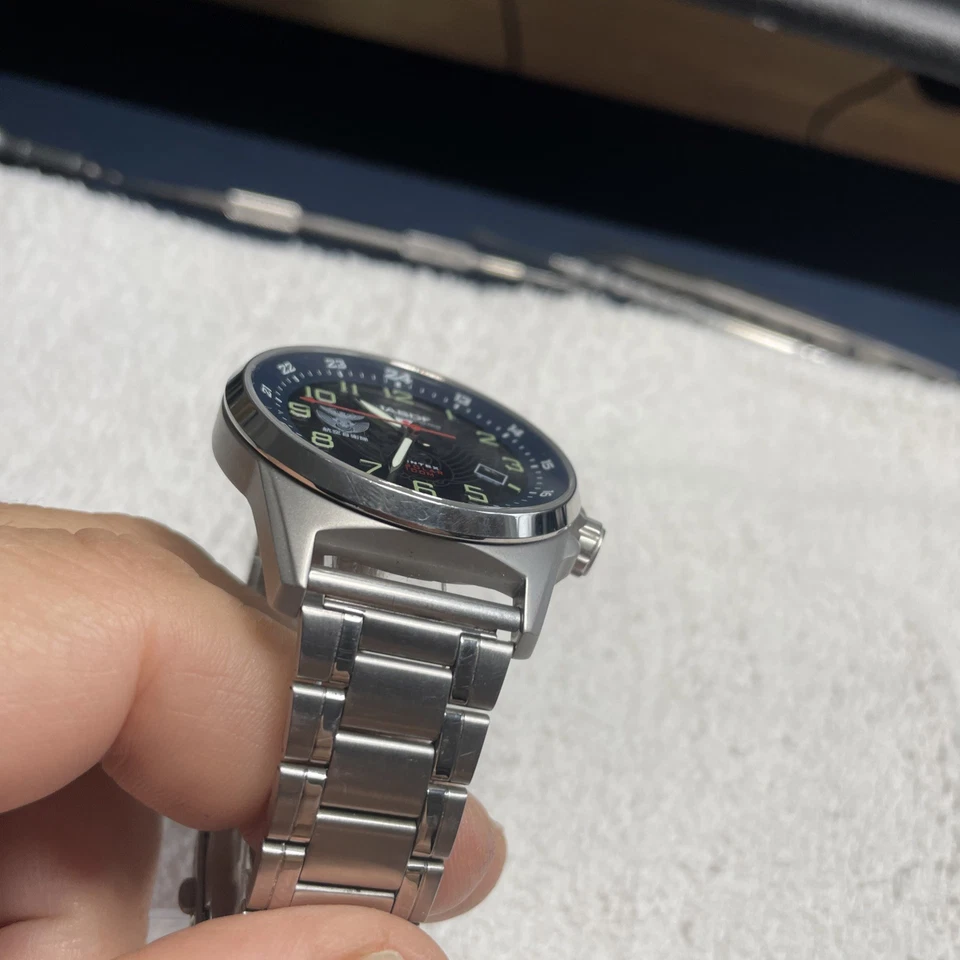Reloj Militar Solar Ala Rescate Aéreo Kentex S715M JASDF 42.5mm Hecho en Japón Foto 2 de 4