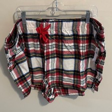 Old Navy Plaid sleep Shorts size xxl nwt