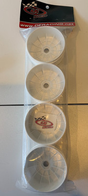 DE Racing SpeedLine Plus Wheels for 1/8 Buggy White DER-PSB-8W