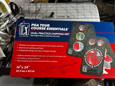 PGA Tour Golf Dual Practice Chipping Net With Multi Size Targets NEW OPEN BOX
