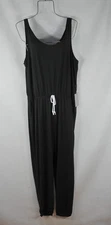 j for justify jumpsuit 2X sleeveless black NWT