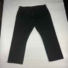 Wrangler 13MWZ Mens Black Jeans 42x30 Straight Leg Cowboy Western