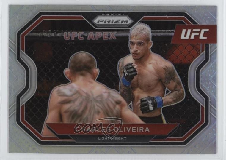 2021 Panini Prizm UFC Silver Prizm Charles Oliveira #174 1ez8
