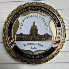 Metropolitan Police Washington DC Special Operations Division Challenge Coin