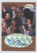 1999 Sage Auto Bronze 274/650 Melvin Levett #A31 Auto 00jz