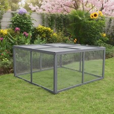 Freigehege Freilauf Hasenstall Hasenkäfig Kaninchenstall Holz Kleintierstall 