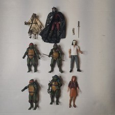 NECA TMNT Movie Lot of 8 Raphael Donatello Leonardo Michelangelo Ninja Turtles