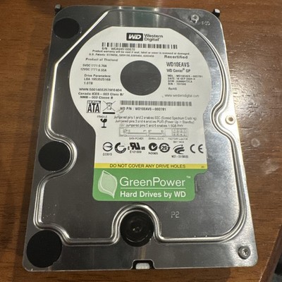 Western Digital Caviar Green 1TB Internal 7200RPM 3.5'' HDD (WD10EAVS) WD