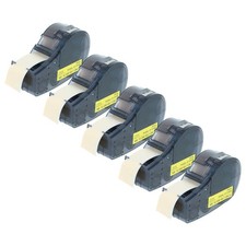 5x Label Tape for Brady BMP21-LAB IDPAL M210 LABPAL BMP21 Plus Black/Yellow