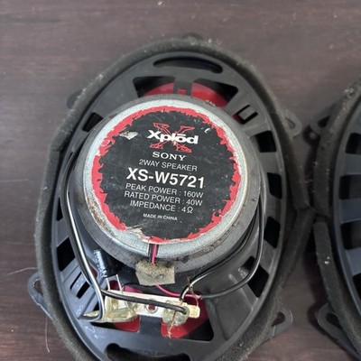 2) Sony XPlod XS-W5721 2 Way 6-1/2