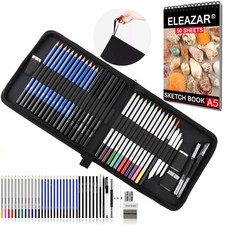 ELEAZAR SKETCHING PENCIL SET: colorful 42 Count Pack of 1 , 42-Piece