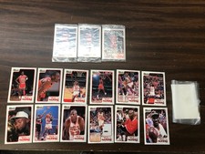 lot of 4 1998 UD Collectors Choice MJ Rewind MICHAEL JORDAN 12 Card Jumbo Sets