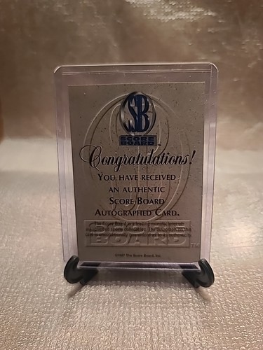 1997 Scoreboard Allen Iverson Error Rookie Card Claims To Be Autographed And... - Picture 2 of 2