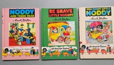 Vintage NODDY  All Aboard for Toyland by Enid Blyton, Set of 3 Hardback, 1983