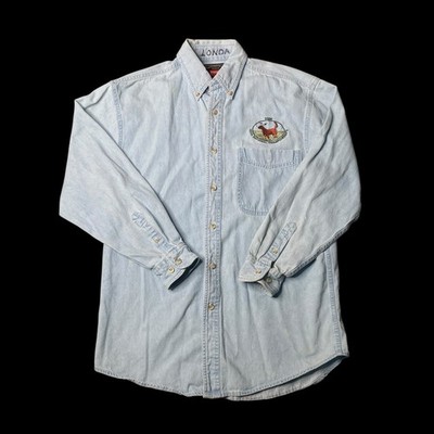 2005 Irish Setter Club of America National Championship Blue Denim Shirt Medium