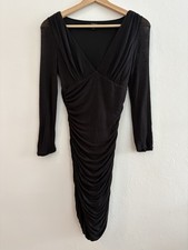 GUESS Black Bodycon Dress Long Sleeve Size S