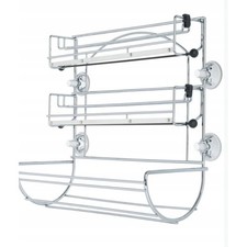 Ernesto portarotolo carta e stagnola da parete 37,5×33,5×16 cm bianco