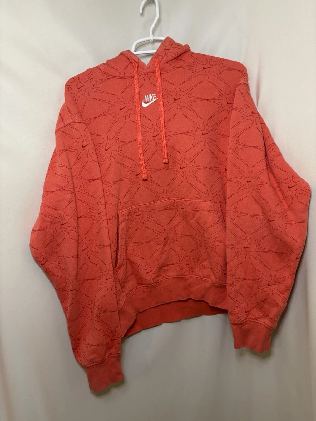 Nike Sportswear Club Men's Pullover Hoodie Ember Size M