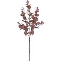 KüNstlicher Eukalyptuszweig, 3Er Set, Farbe Lila, HöHe Ca. 63 Cm