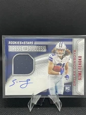 Simi Fehoko Relic AUTO RC /99 2021 Panini Rookies & Stars Dress for Success RPA