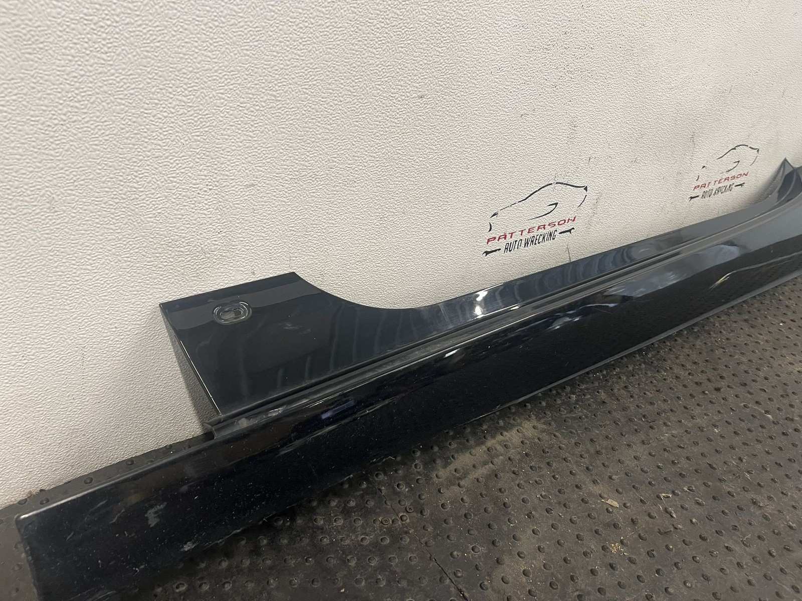 06-10 BENTLEY CONTINENTAL GT DRIVER LEFT LH ROCKER PANEL TRIM SIDE SKIRT BLACK
