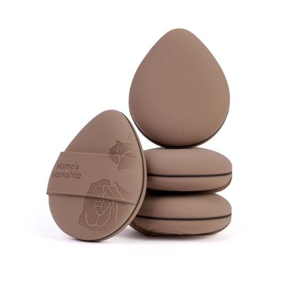 Momo's Workshop Rose Tatami Makeup Sponge 1 Count (Pack of 2), D