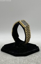 Vintage Elgin EM116-017 Gold Tone Wristwatch-For Repair