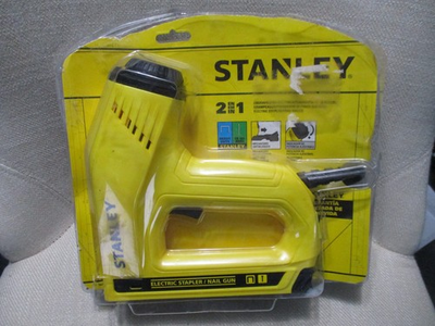 #ad #ad Stanley Heavy Duty ELECTRIC STAPLE Brad NAIL GUN Anti Jam Tacker TRE550Z $41.39
