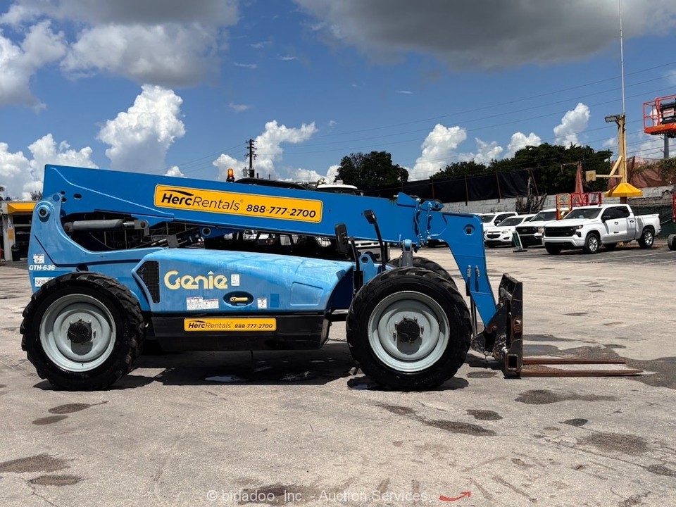 2018 Genie GTH-636 36' 6,000 lbs Telescopic Reach Forklift Telehandler ...