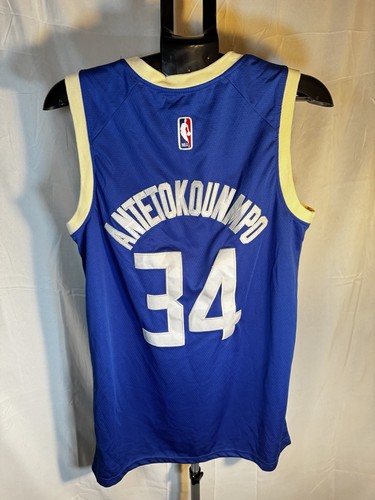 Camiseta Nike Giannis Antetokounmpo Milwaukee Bucks SWINGMAN Auténtica Talla 48 L - Imagen 2 de 12