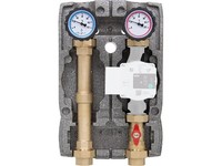 Heizkreisset Easyflow DN25 R1'' Mit Isolierung Ungemischt Mit ÜBerströMventil