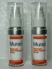 Murad Advanced Active Radiance Serum 0.5fl.oz./15ml NEW_LOT OF 2 (T = 1 fl.oz.) 