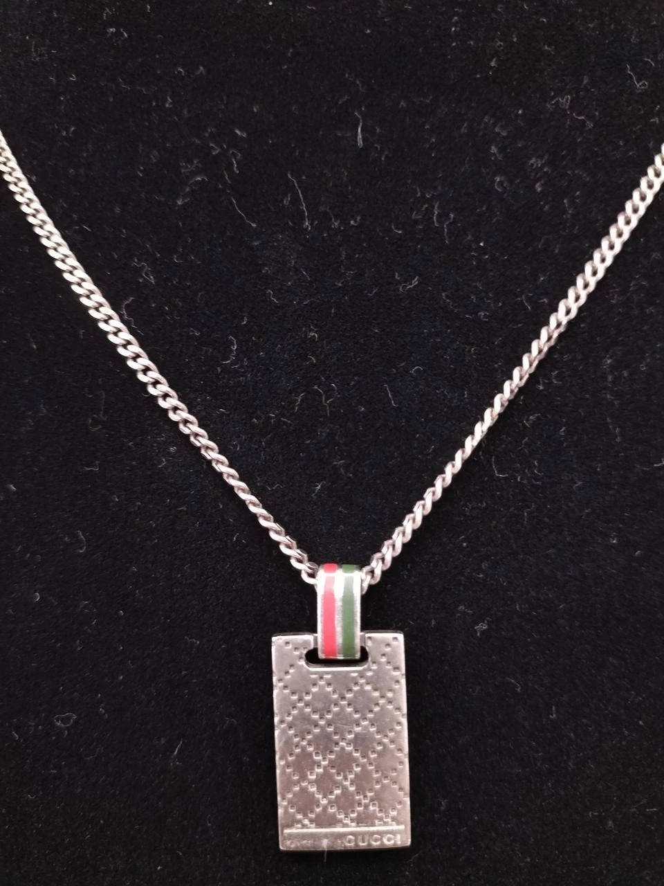 Collana Gucci modello diamante argento sterling 925 pendente dal Giappone