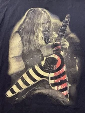 Guitar Blood Zakk Wylde Shirt Short Sleeve Men Black Unisex S-5XL ND1176