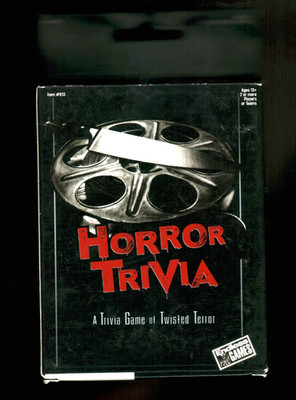 Horror Trivia - A Trivia Game of Twisted Terror 2020 Card Game Endless Games NEW